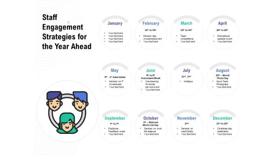 Staff Engagement Strategies For The Year Ahead Ppt PowerPoint Presentation File Example Topics