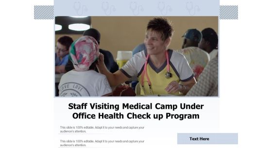Staff Visiting Medical Camp Under Office Health Check Up Program Ppt PowerPoint Presentation Summary Example Topics PDF Staff Visiting Medical Camp Under Office Health Check Up Program Ppt PowerPoint Presentation Summary Example Topics PDF