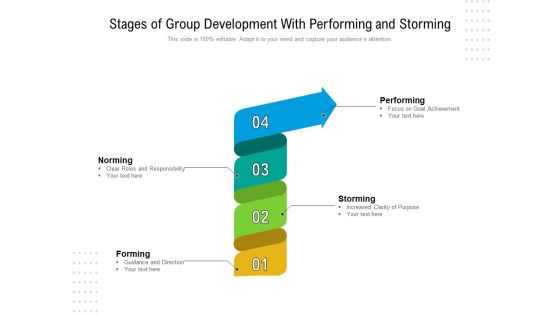Stages Of Group Development With Performing And Storming Ppt PowerPoint Presentation Pictures Master Slide PDF Stages Of Group Development With Performing And Storming Ppt PowerPoint Presentation Pictures Master Slide PDF