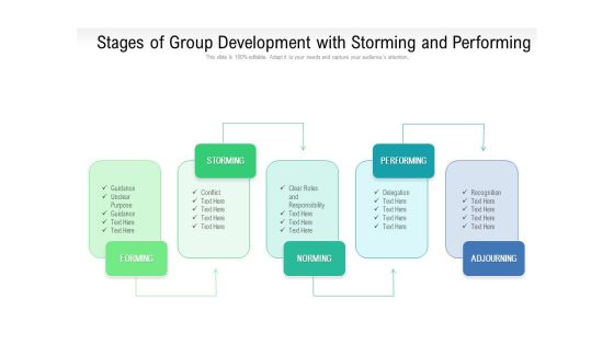 Stages Of Group Development With Storming And Performing Ppt PowerPoint Presentation Gallery Layout Ideas PDF Stages Of Group Development With Storming And Performing Ppt PowerPoint Presentation Gallery Layout Ideas PDF