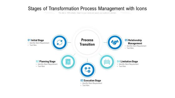 Stages Of Transformation Process Management With Icons Ppt PowerPoint Presentation Show Design Ideas Stages Of Transformation Process Management With Icons Ppt PowerPoint Presentation Show Design Ideas