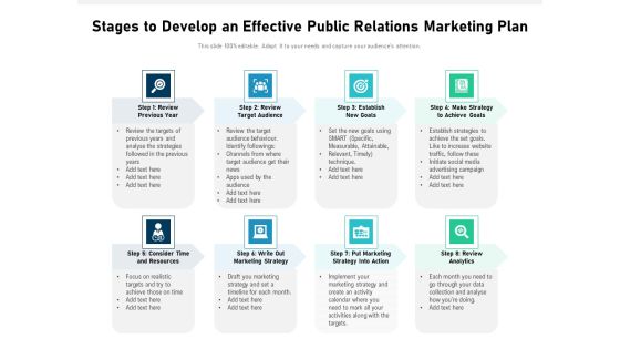 Stages To Develop An Effective Public Relations Marketing Plan Ppt PowerPoint Presentation Inspiration Ideas PDF Stages To Develop An Effective Public Relations Marketing Plan Ppt PowerPoint Presentation Inspiration Ideas PDF