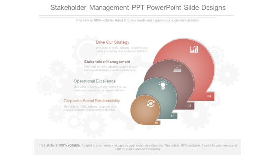 Stakeholder Management Ppt Powerpoint Slide Designs