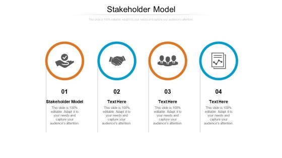 Stakeholder Model Ppt PowerPoint Presentation Icon Background Cpb