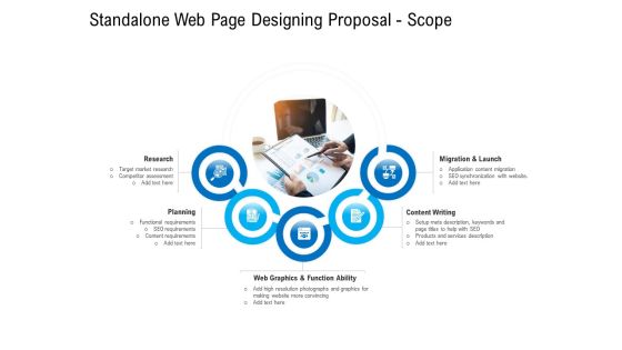 Standalone Web Page Designing Proposal Scope Demonstration PDF Standalone Web Page Designing Proposal Scope Demonstration PDF