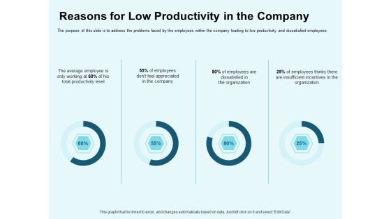 Star Performer Reasons For Low Productivity In The Company Infographics PDF Star Performer Reasons For Low Productivity In The Company Infographics PDF