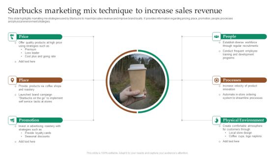 Starbucks Marketing Mix Technique To Increase Sales Revenue Introduction PDF Starbucks Marketing Mix Technique To Increase Sales Revenue Introduction PDF