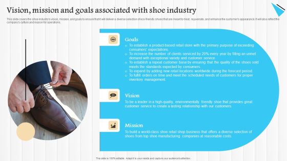 Start Up Summary For Shoe Business Vision Mission And Goals Associated With Shoe Industry Template PDF Start Up Summary For Shoe Business Vision Mission And Goals Associated With Shoe Industry Template PDF