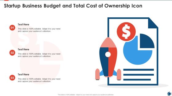 Startup Business Budget And Total Cost Of Ownership Icon Download PDF Startup Business Budget And Total Cost Of Ownership Icon Download PDF