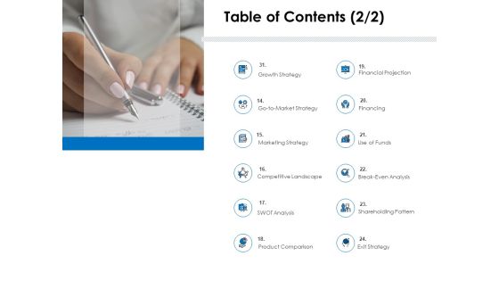Startup Investment Ideas Table Of Contents Ppt Outline Deck PDF Startup Investment Ideas Table Of Contents Ppt Outline Deck PDF