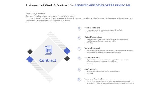 Statement Of Work And Contract For Android App Developers Proposal Ppt PowerPoint Presentation Icon Topics Statement Of Work And Contract For Android App Developers Proposal Ppt PowerPoint Presentation Icon Topics