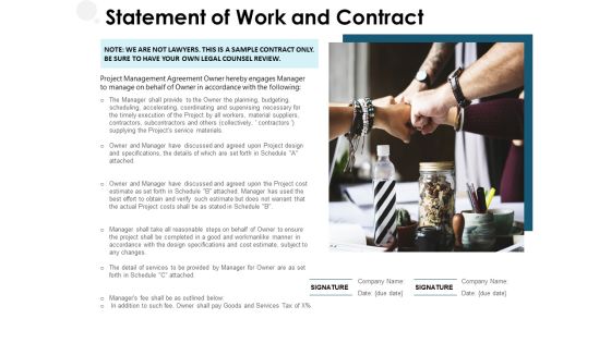Statement Of Work And Contract Ppt PowerPoint Presentation Model Background Designs Statement Of Work And Contract Ppt PowerPoint Presentation Model Background Designs