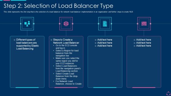 Step 2 Selection Of Load Balancer Type Ppt Gallery Diagrams PDF Step 2 Selection Of Load Balancer Type Ppt Gallery Diagrams PDF