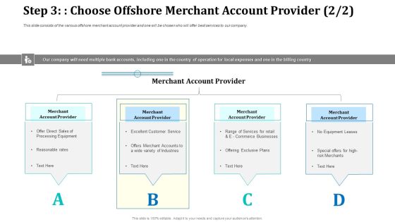 Step 3 Choose Offshore Merchant Account Provider Sales Professional PDF