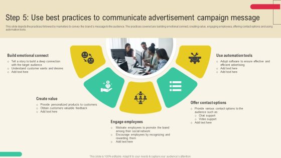 Step 5 Use Best Practices To Communicate Advertisement Campaign Message Rules PDF