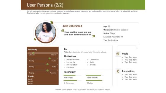 Steps For Successful Brand Building Process User Persona Goals Demonstration PDF Steps For Successful Brand Building Process User Persona Goals Demonstration PDF