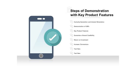 Steps Of Demonstration With Key Product Features Ppt PowerPoint Presentation Pictures File Formats Steps Of Demonstration With Key Product Features Ppt PowerPoint Presentation Pictures File Formats
