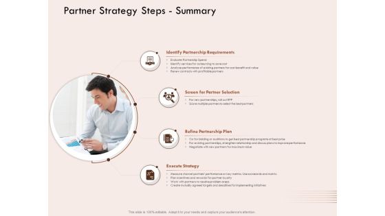 Steps Of Strategic Procurement Process Partner Strategy Steps Summary Ppt Show Guide PDF Steps Of Strategic Procurement Process Partner Strategy Steps Summary Ppt Show Guide PDF