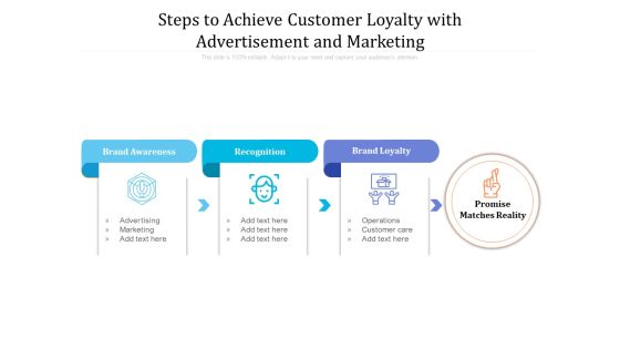 Steps To Achieve Customer Loyalty With Advertisement And Marketing Ppt PowerPoint Presentation Infographic Template Graphics PDF Steps To Achieve Customer Loyalty With Advertisement And Marketing Ppt PowerPoint Presentation Infographic Template Graphics PDF