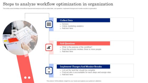 Steps To Analyze Workflow Optimization In Organization Pictures PDF Steps To Analyze Workflow Optimization In Organization Pictures PDF