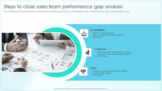 Steps To Close Sales Team Performance Gap Analysis Slides PDF Steps To Close Sales Team Performance Gap Analysis Slides PDF