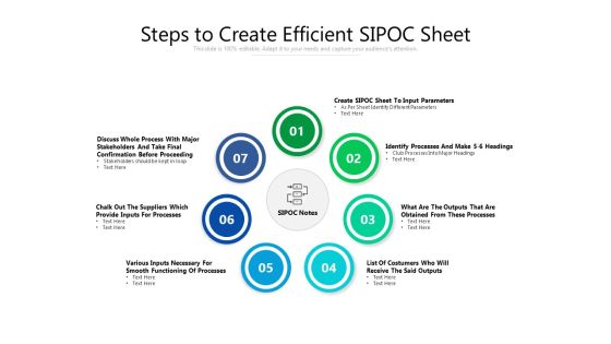 Steps To Create Efficient SIPOC Sheet Ppt PowerPoint Presentation Infographic Template Gridlines PDF Steps To Create Efficient SIPOC Sheet Ppt PowerPoint Presentation Infographic Template Gridlines PDF