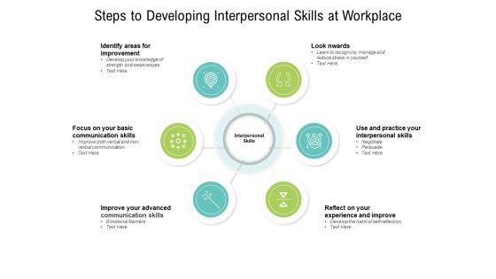 Steps To Developing Interpersonal Skills At Workplace Ppt PowerPoint Presentation Slides Samples Steps To Developing Interpersonal Skills At Workplace Ppt PowerPoint Presentation Slides Samples