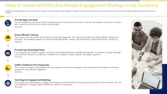 Steps To Implement Effective People Engagement Strategy In The Company Ppt Professional Slide Portrait PDF Steps To Implement Effective People Engagement Strategy In The Company Ppt Professional Slide Portrait PDF