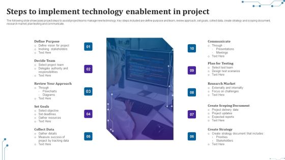 Steps To Implement Technology Enablement In Project Download PDF Steps To Implement Technology Enablement In Project Download PDF