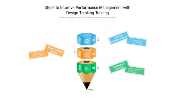 Steps To Improve Performance Management With Design Thinking Training Ppt PowerPoint Presentation Icon Sample PDF Steps To Improve Performance Management With Design Thinking Training Ppt PowerPoint Presentation Icon Sample PDF