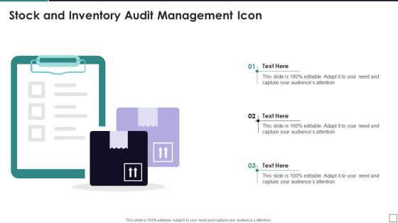 Stock And Inventory Audit Management Icon Sample PDF Stock And Inventory Audit Management Icon Sample PDF