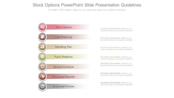 Stock Options Powerpoint Slide Presentation Guidelines Stock Options Powerpoint Slide Presentation Guidelines