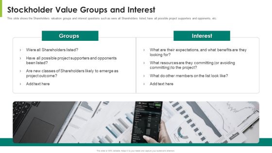 Stockholder Value Groups And Interest Ppt Model Visual Aids Pdf Stockholder Value Groups And Interest Ppt Model Visual Aids Pdf