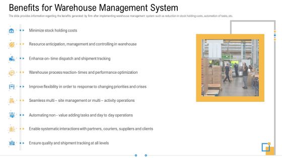 Storage Logistics Benefits For Warehouse Management System Diagrams PDF Storage Logistics Benefits For Warehouse Management System Diagrams PDF