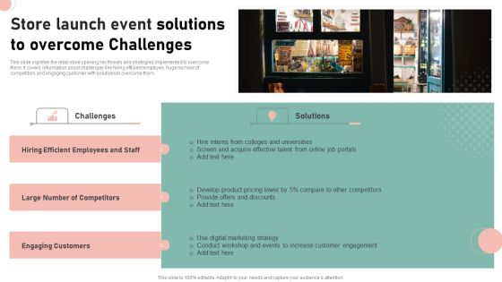 Store Launch Event Solutions To Overcome Challenges Information PDF Store Launch Event Solutions To Overcome Challenges Information PDF