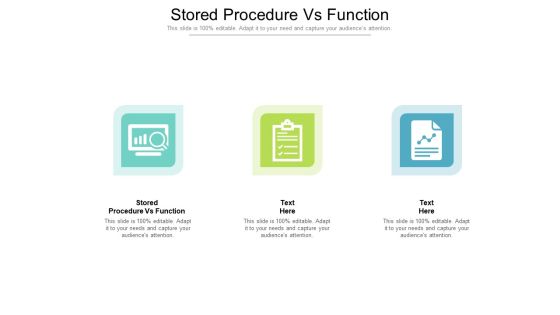 Stored Procedure Vs Function Ppt PowerPoint Presentation Gallery Slides Cpb Pdf Stored Procedure Vs Function Ppt PowerPoint Presentation Gallery Slides Cpb Pdf