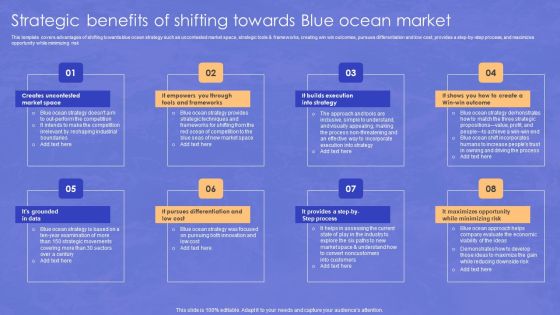 Strategic Benefits Of Shifting Towards Blue Ocean Market Brochure PDF Strategic Benefits Of Shifting Towards Blue Ocean Market Brochure PDF