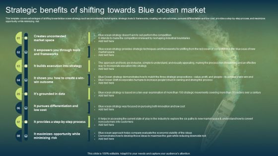 Strategic Benefits Of Shifting Towards Blue Ocean Market Introduction PDF