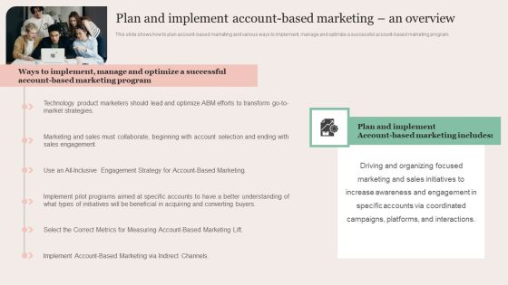 Strategic Brand Promotion For Enhanced Recognition And Revenue Growth Plan And Implement Account-Based Marketing Introduction PDF Strategic Brand Promotion For Enhanced Recognition And Revenue Growth Plan And Implement Account-Based Marketing Introduction PDF