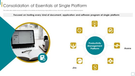 Strategic Business Efficiency Administration Tool Investor Financing Elevator Pitch Deck Consolidation Of Essentials Information PDF Strategic Business Efficiency Administration Tool Investor Financing Elevator Pitch Deck Consolidation Of Essentials Information PDF
