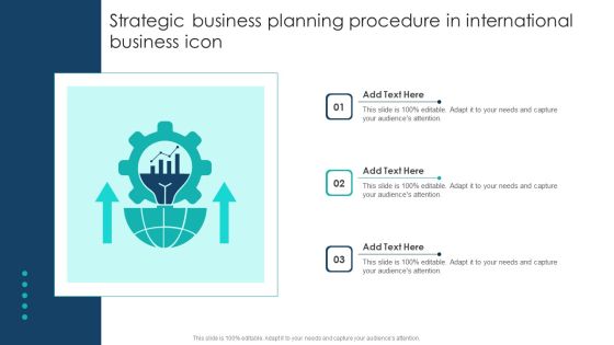 Strategic Business Planning Procedure In International Business Icon Professional PDF Strategic Business Planning Procedure In International Business Icon Professional PDF