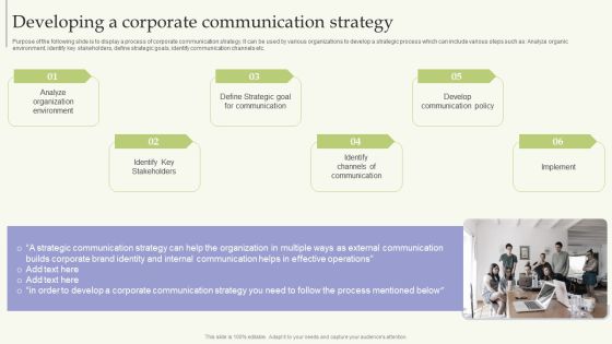 Strategic Guide For Corporate Executive Developing A Corporate Communication Strategy Graphics PDF Strategic Guide For Corporate Executive Developing A Corporate Communication Strategy Graphics PDF