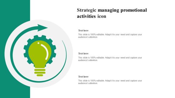 Strategic Managing Promotional Activities Icon Structure PDF Strategic Managing Promotional Activities Icon Structure PDF