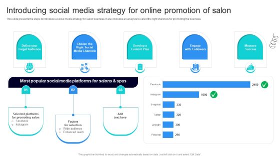 Strategic Marketing For Hair And Beauty Salon To Increase Introducing Social Media Strategy Infographics PDF Strategic Marketing For Hair And Beauty Salon To Increase Introducing Social Media Strategy Infographics PDF