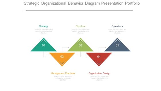 Strategic Organizational Behavior Diagram Presentation Portfolio