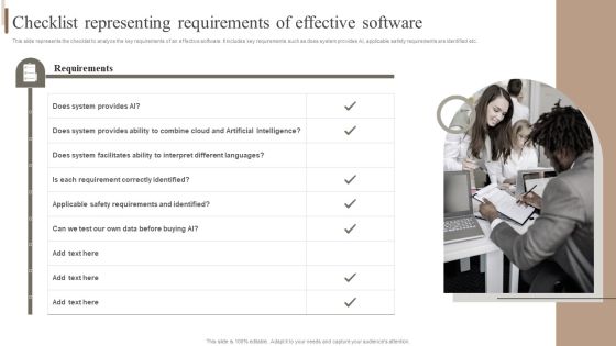 Strategic Plan For Enterprise Checklist Representing Requirements Of Effective Software Designs PDF Strategic Plan For Enterprise Checklist Representing Requirements Of Effective Software Designs PDF