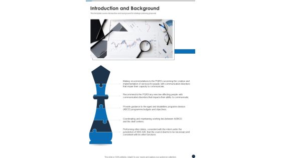 Strategic Plan Proposal Sample Introduction And Background One Pager Sample Example Document Strategic Plan Proposal Sample Introduction And Background One Pager Sample Example Document
