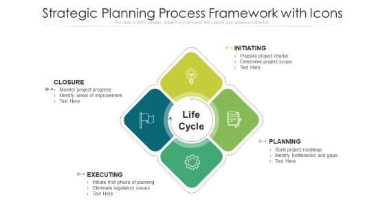 Strategic Planning Process Framework With Icons Ppt PowerPoint Presentation File Design Templates PDF Strategic Planning Process Framework With Icons Ppt PowerPoint Presentation File Design Templates PDF