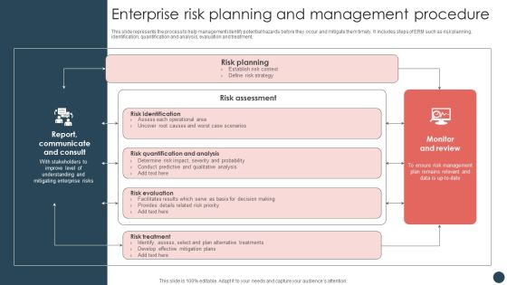 Strategic Risk Management Plan Enterprise Risk Planning And Management Procedure Template PDF Strategic Risk Management Plan Enterprise Risk Planning And Management Procedure Template PDF