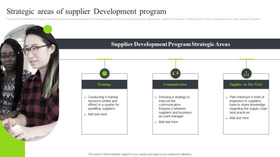 Strategic Sourcing And Supplier Quality Strategic Areas Of Supplier Development Program Guidelines PDF Strategic Sourcing And Supplier Quality Strategic Areas Of Supplier Development Program Guidelines PDF